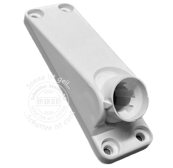 Kurbelplatte Kunststoff 27 x 85mm Weiss oder Grau