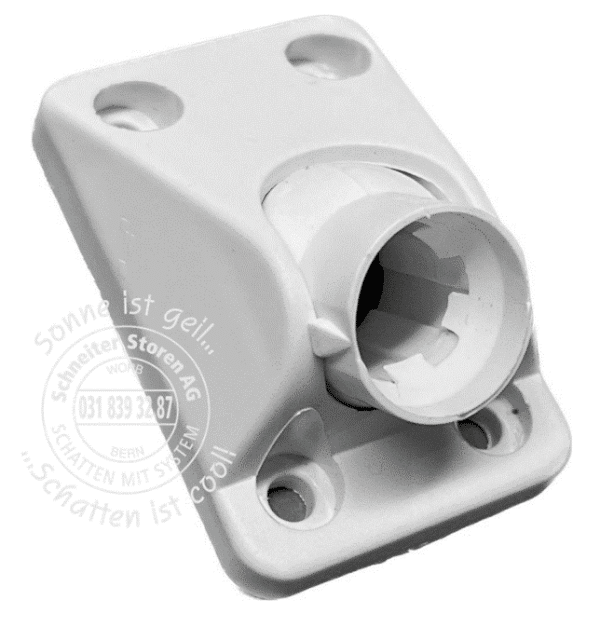 Kurbelplatte Kunststoff 35 x 52mm Weiss oder Grau